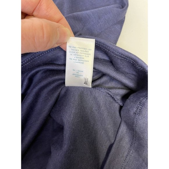 Charles Tyrwhitt Men's Long Sleeve Jersey Polo Size 2XL Blue Cotton Soft Collar - Picture 8 of 9